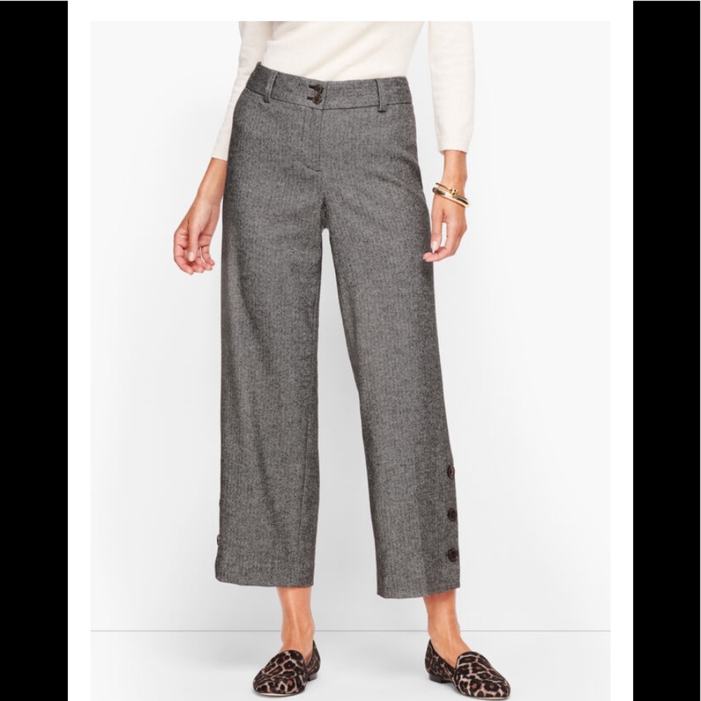 NWT cropped wool pants